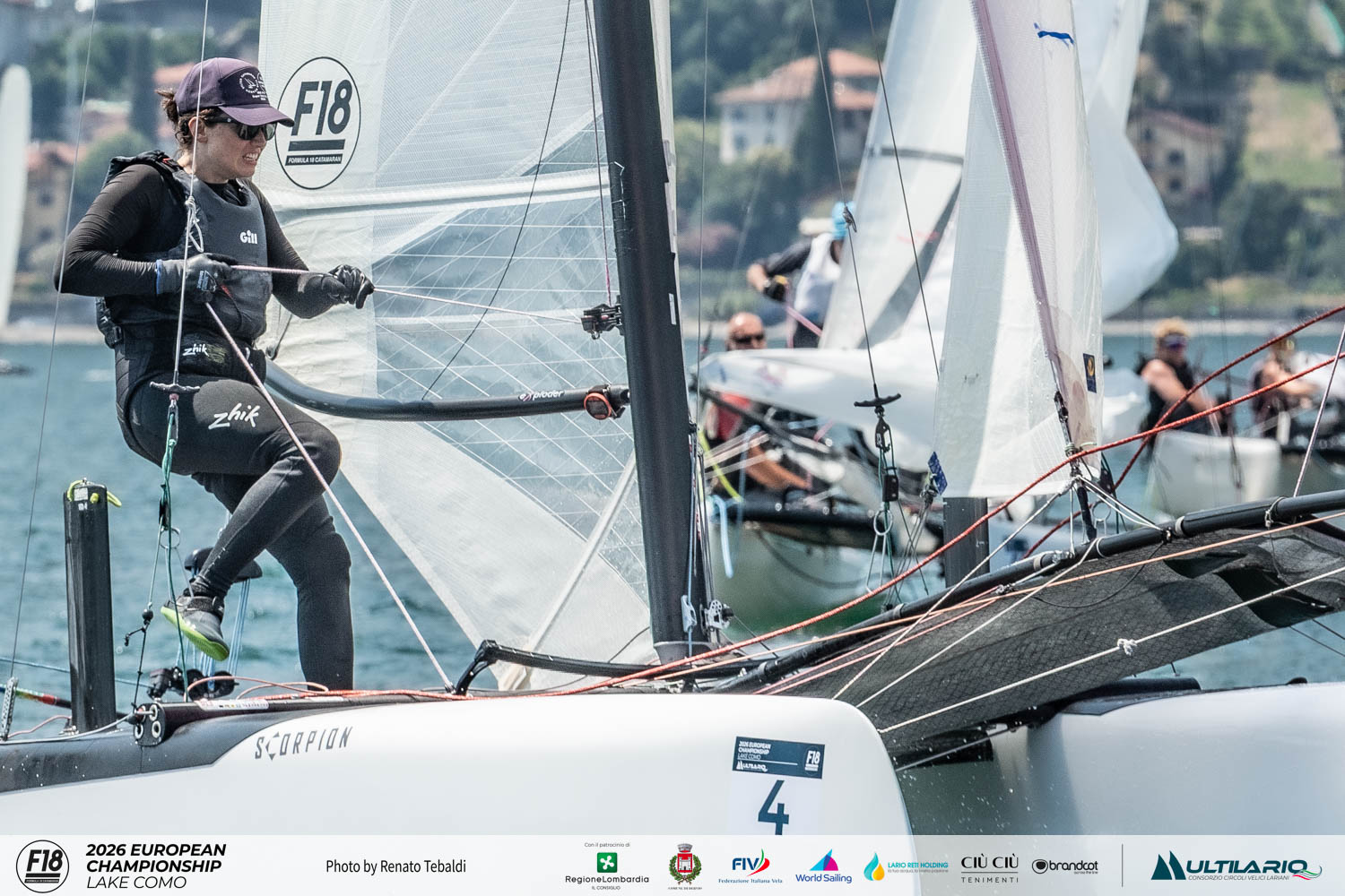 Crew setzt den Spinnaker, GER 121